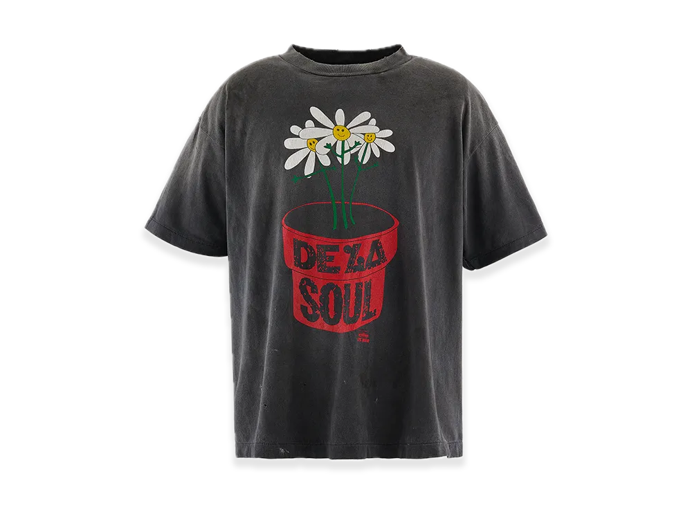 セントマイケル x デラソウル SS Tシャツ "ブラック"