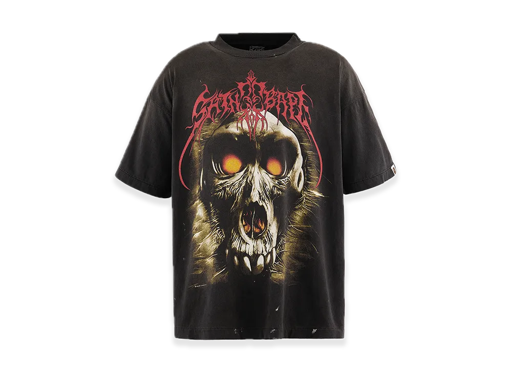 SAINT Mxxxxxx x A BATHING APE BAPE SS Tee Saint Bape "Black"