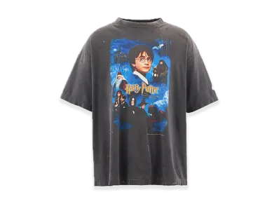 SAINT Mxxxxxx x Harry Potter HP SS Tee Philosopher's Stone "Black"