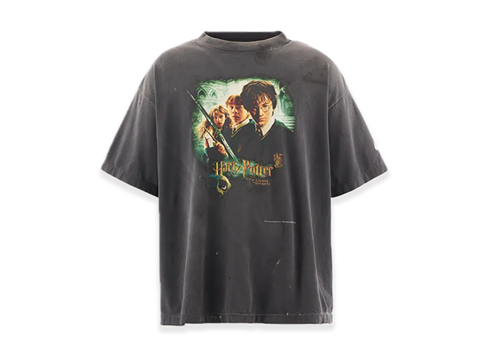 SAINT Mxxxxxx x Harry Potter HP SS Tee Chamber Of Secrets "Black"