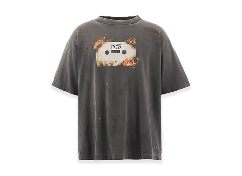 SAINT Mxxxxxx x Nas SS Tee "Black"