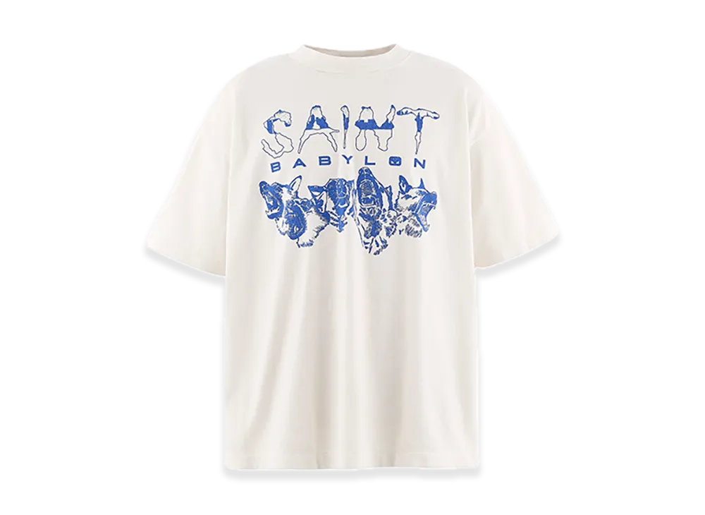 SAINT Mxxxxxx x Babylon BBLN SS Tee Saint Babylon "White"