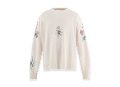 SAINT Mxxxxxx x Dr. Woo DW LS Tee Tattoo "White"