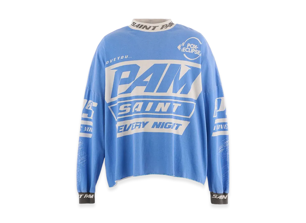 SAINT Mxxxxxx x P.A.M. PAM LS Tee Saint PAM "Blue"