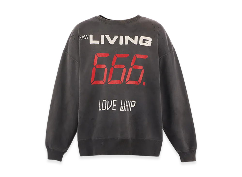 SAINT Mxxxxxx Crew Neck Sweat 666 "Black"