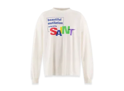 SAINT Mxxxxxx LS Tee Beautiful Saint "White"