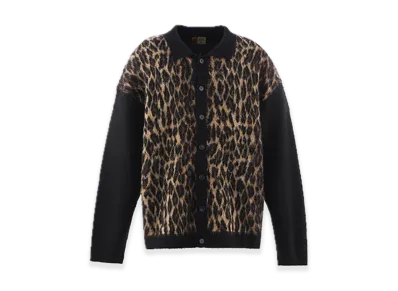 SAINT Mxxxxxx Knit Cardigan Leopard "Black"