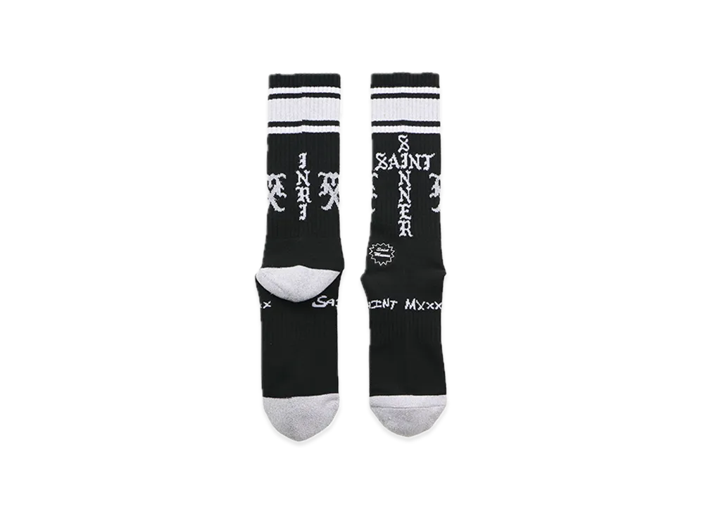 SAINT Mxxxxxx Socks Sinner "Black/Gray"