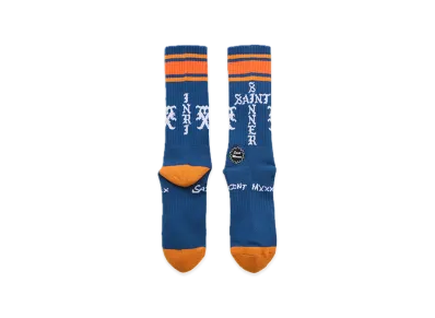 SAINT Mxxxxxx Socks Sinner "Blue/Orange"