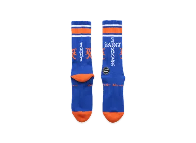 SAINT Mxxxxxx Socks Sinner "Blue/Orange/White"
