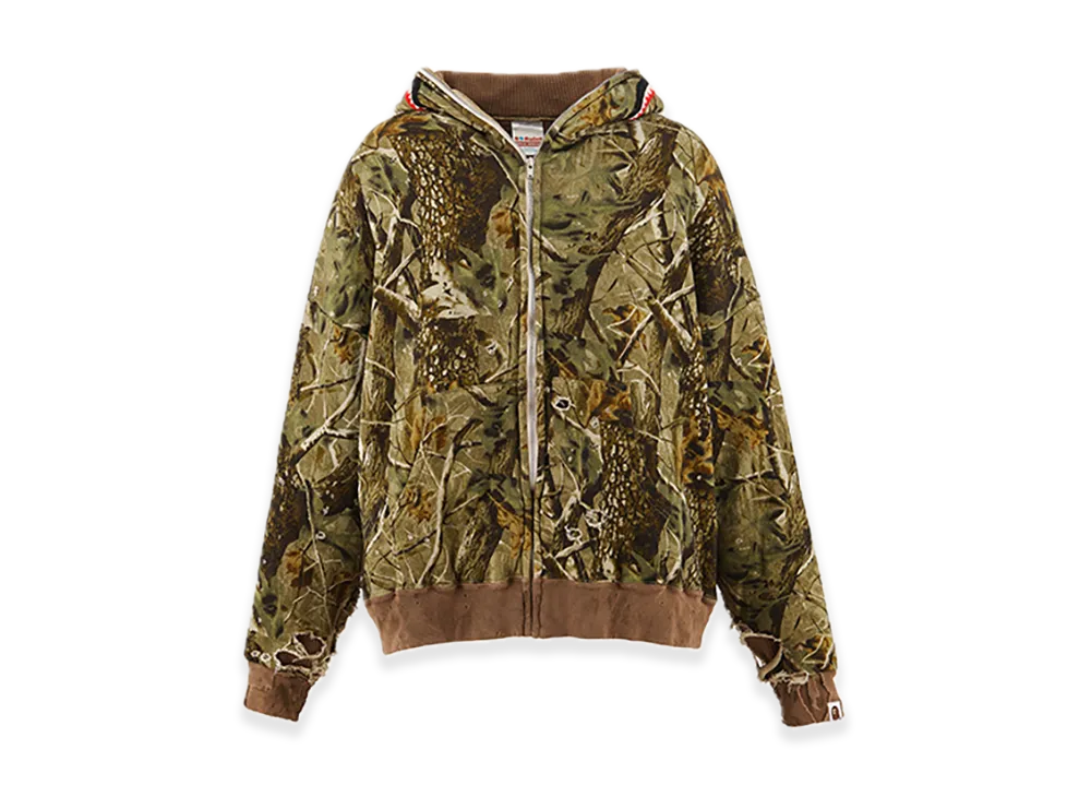 SAINT Mxxxxxx x A BATHING APE BAPE Zip Hoodie Shark "Camo"