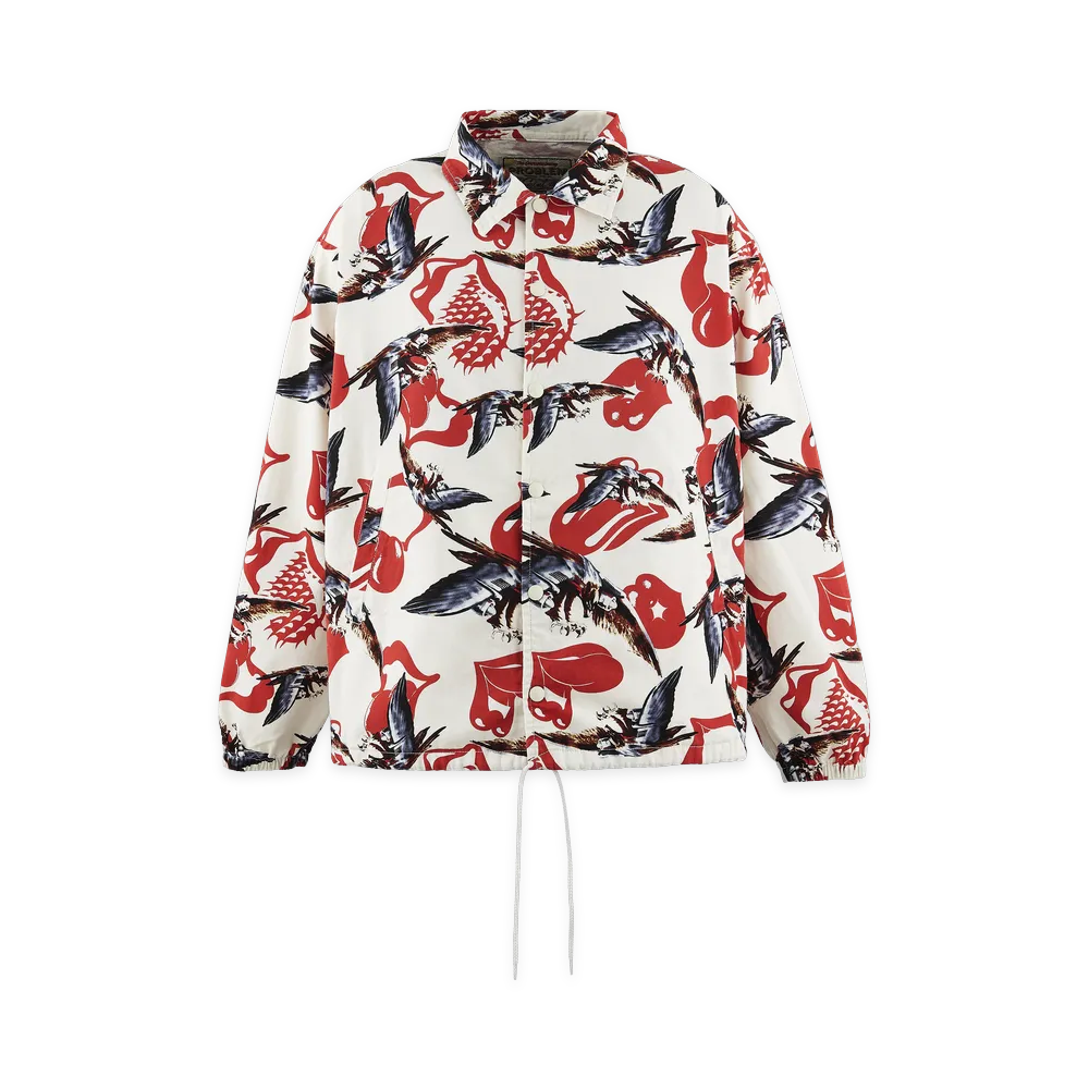 SAINT Mxxxxxx x The Rolling Stones TRS Cotton Jacket Eagle "White"