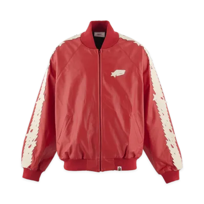 SAINT Mxxxxxx x A BATHING APE Bape Track Jacket "Red"