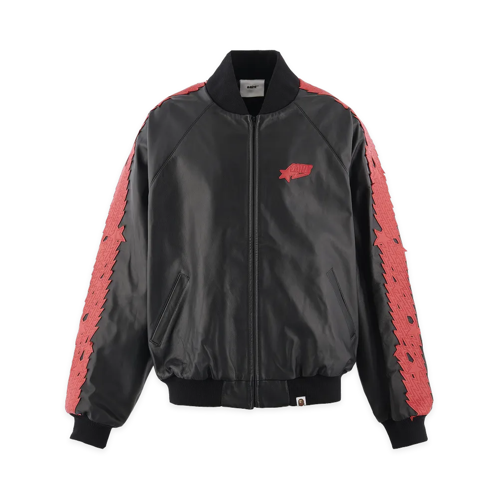 SAINT Mxxxxxx x A BATHING APE Bape Track Jacket "Black"