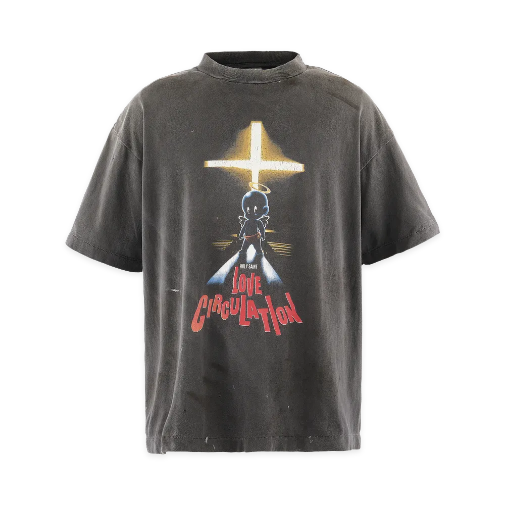 SAINT Mxxxxxx SS T-Shirt Love Ciculation "Black"