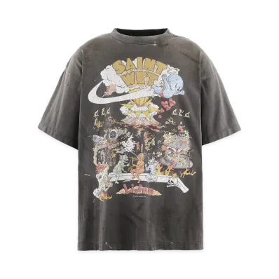 SAINT Mxxxxxx SS T-Shirt Living "Black"