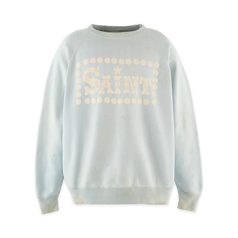 SAINT Mxxxxxx Raglan Crew Neck Sweat Saint "Sax Blue"