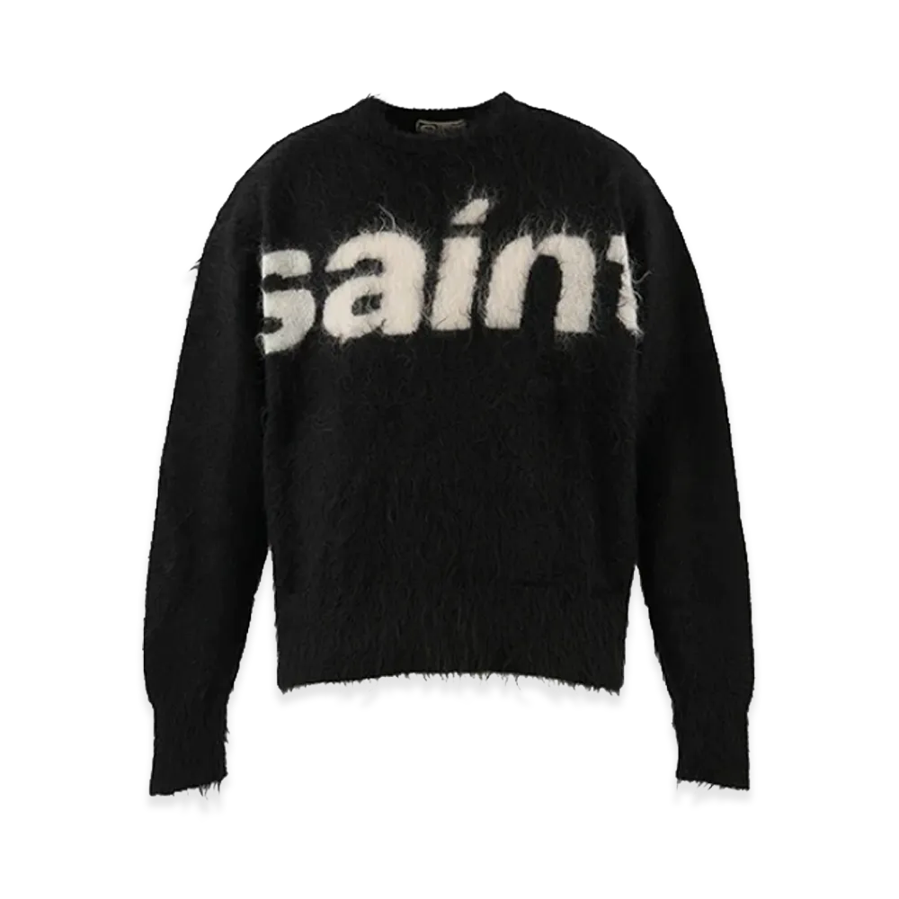 SAINT Mxxxxxx Mohair Crew Knit / Saint "Black"