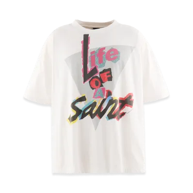 SAINT Mxxxxxx SS T-Shirt Life Of A Saint "White"