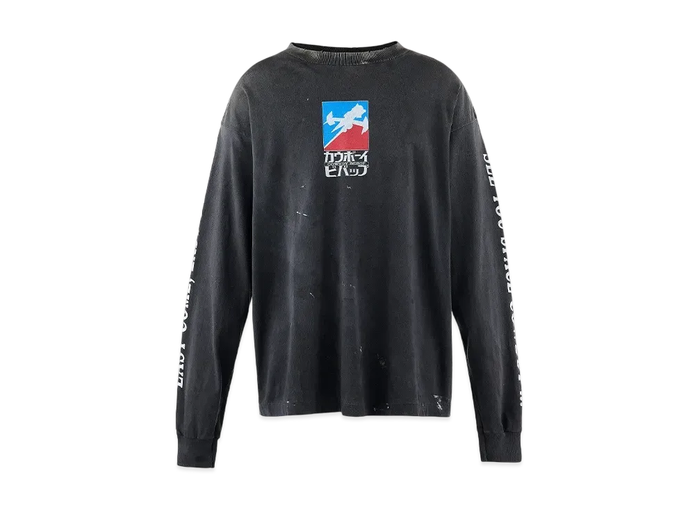 SAINT Mxxxxxx x COWBOY BEBOP LS Tee Easy Come "Black"