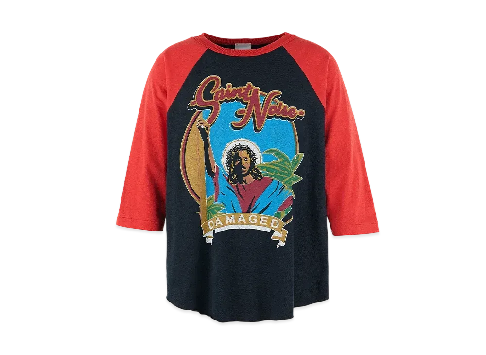 SAINT Mxxxxxx x LASTMAN SS Tee Noise "Black"