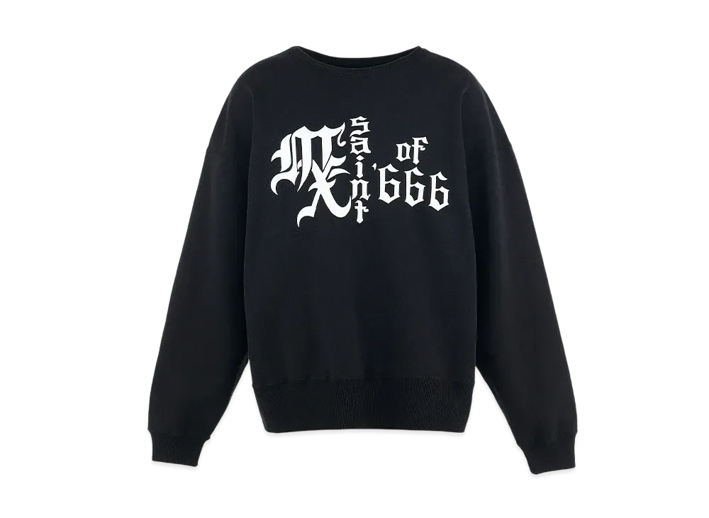 SAINT Mxxxxxx Crw-N Sweat MX666 "Black"