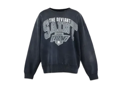 SAINT Mxxxxxx Crw-N Sweat The Devian "Black"