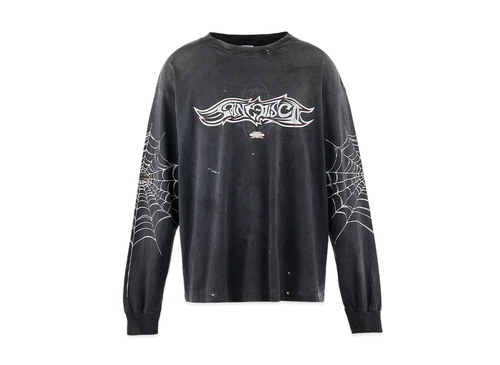 SAINT Mxxxxxx x TEFLON DISCO LS Tee Insanity "Black"