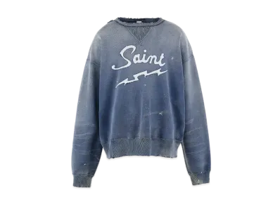 SAINT Mxxxxxx Crw-N Sweat Saint "Navy"