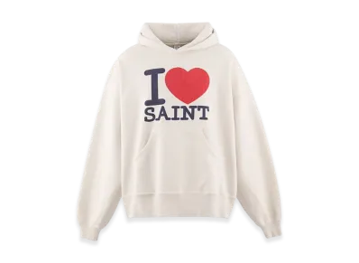 SAINT Mxxxxxx Hoodie I Love Saint "White"