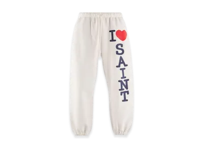SAINT Mxxxxxx Sweat Pants I Love Saint "White"