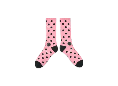 SAINT Mxxxxxx Socks Dot "Pink/Black"