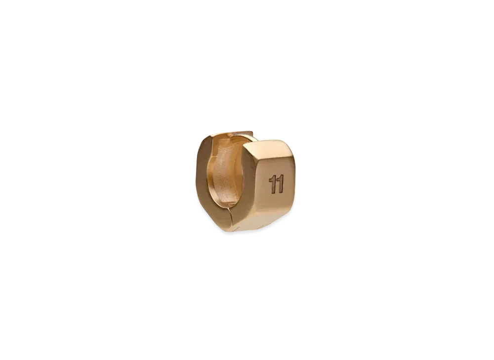 Maison Margiela Bolt & Nut Hoop Earring "Gold"