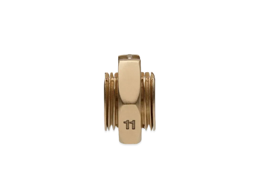 Maison Margiela Bolt & Nut Ridged Earring "Gold"