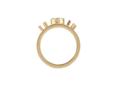 Maison Margiela 925 Silver Ring "Gold"