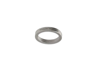 Maison Margiela Logo Ring "Matte Palladium"