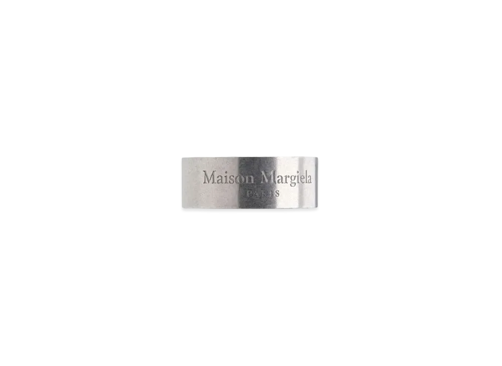 Maison Margiela Logo Ring "Matte Palladium"