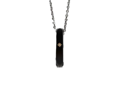 Maison Margiela Enamel Necklaces "Black"