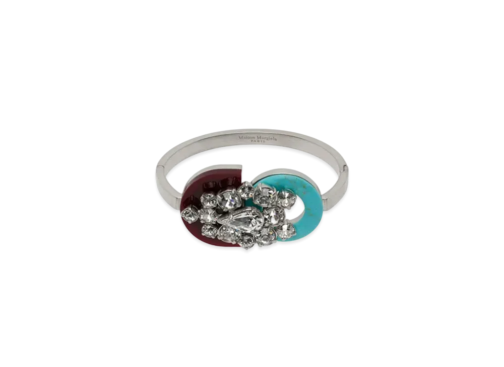 Maison Margiela Rhinestone Bracelet "Brushed Palladio"