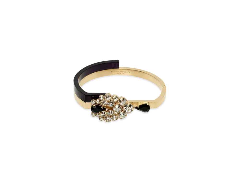 Maison Margiela Rhinestone Bracelet "Black/Gold"