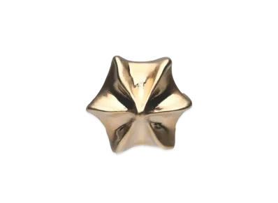 Maison Margiela Timeless Curved Studded Earring "Gold"