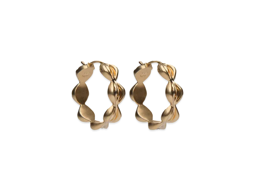 Maison Margiela Timeless Hoop Earring "Gold"