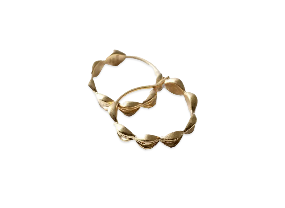 Maison Margiela Timeless Hoop Earring "Gold"