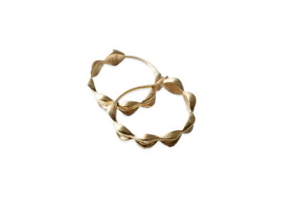 Maison Margiela Timeless Hoop Earring "Gold"