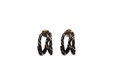 Maison Margiela Laces Earring "Black"