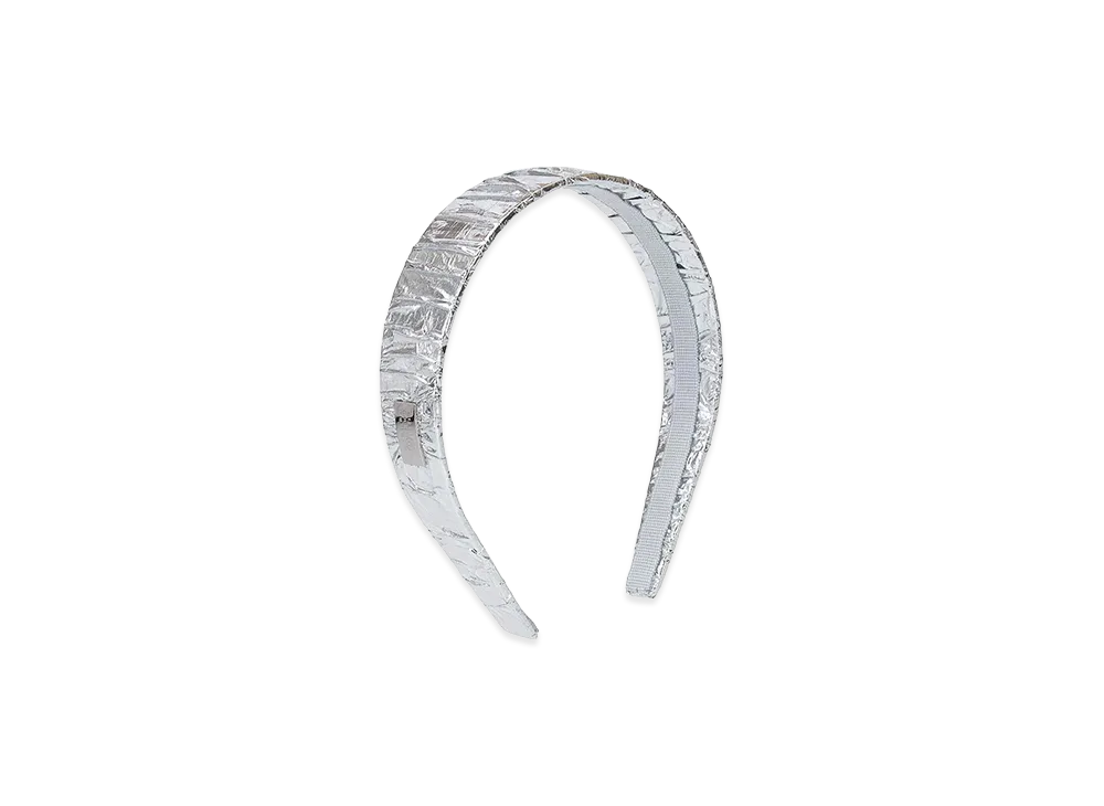 MM6 Maison Margiela Women's Hairband "Silver"