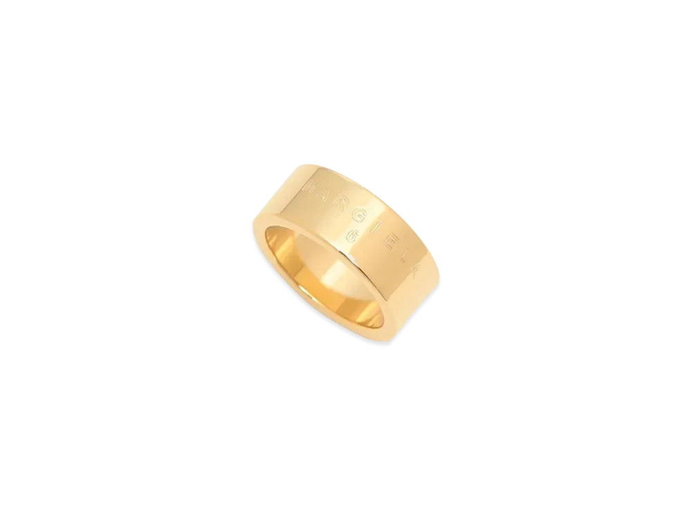 MM6 Maison Margiela Logo Ring "Yellow Gold"