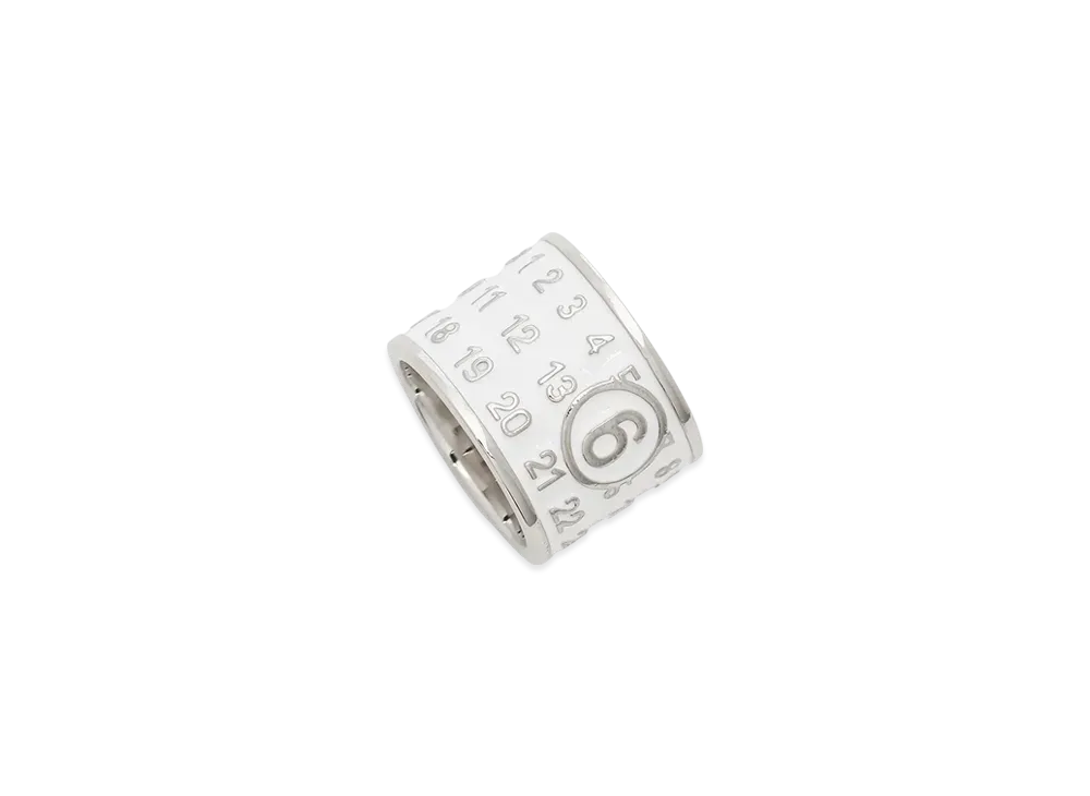 MM6 Maison Margiela Ring Numbering Logo "Silver"