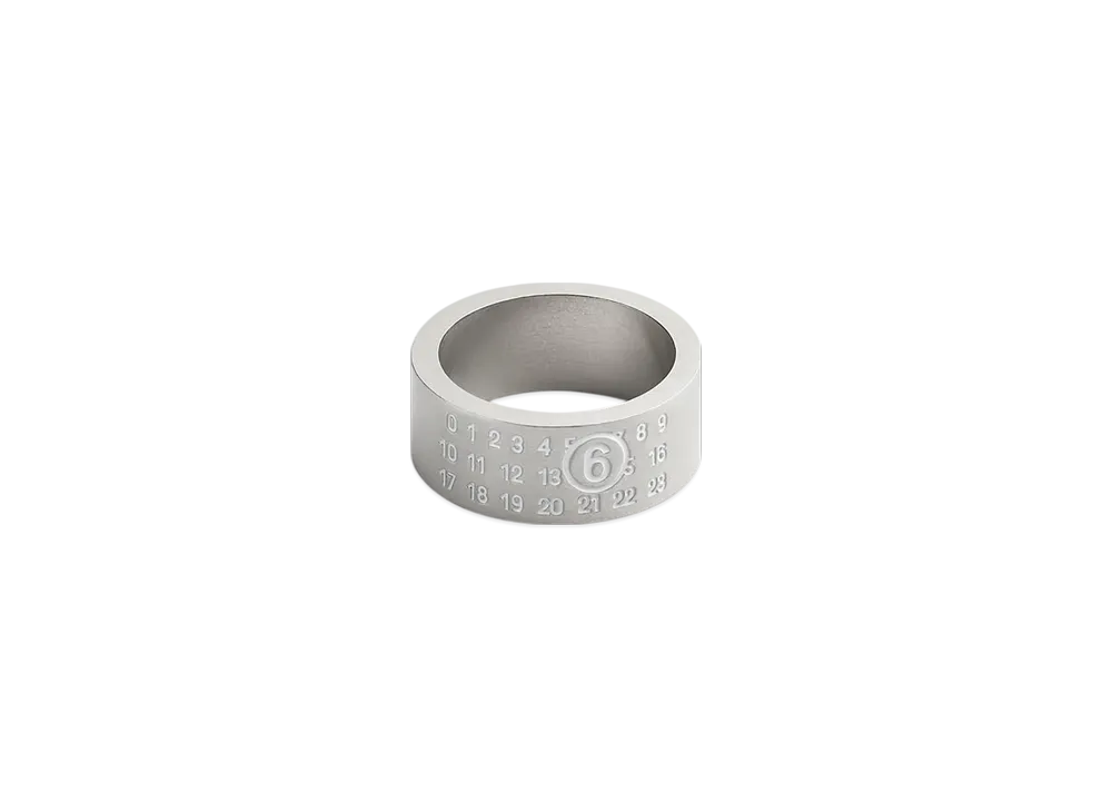 MM6 Maison Margiela Numeric Ring "Silver"