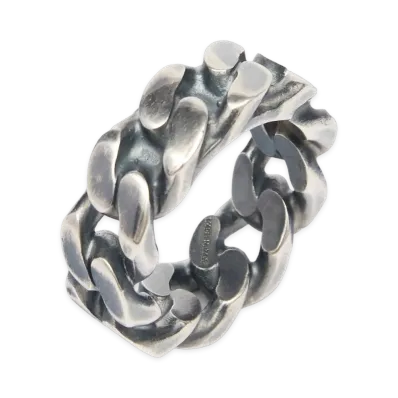 MM6 Maison Margiela Anello Catena Ring "Silver"
